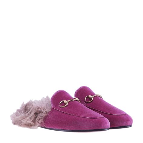 gucci princetown pink velvet|gucci princetown mules.